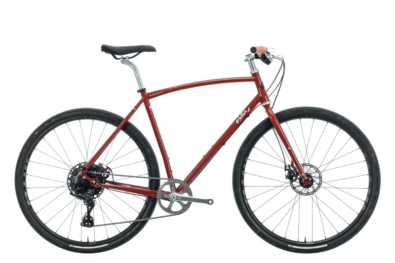 2023 sklar x radavist klunker gravel bike 56cm burgundy scaled