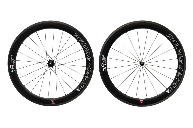 24mm carbon clincher wheelset 700c 58mm depth profile design scaled