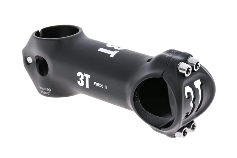 3t arx ii 90mm 6 black aluminum bike stem