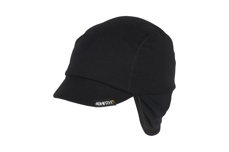 45nrth black greazy cycling cap high performance headwear