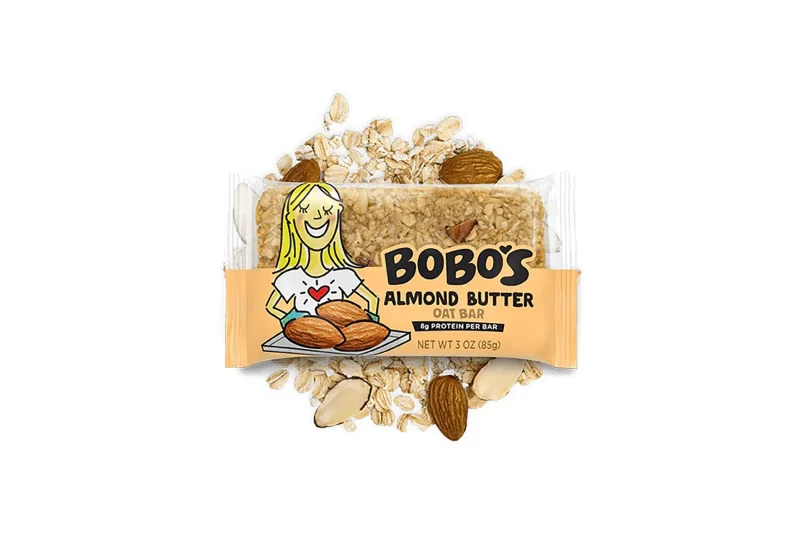 almond butter oat bars by bobo s single serve