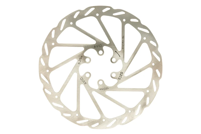 avid g2 180mm clean sweep brake rotor 6 bolt scaled