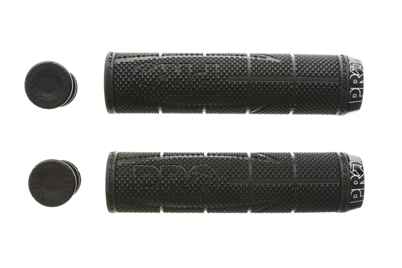 black 130mm lock on race grips high performance bicycle accessories