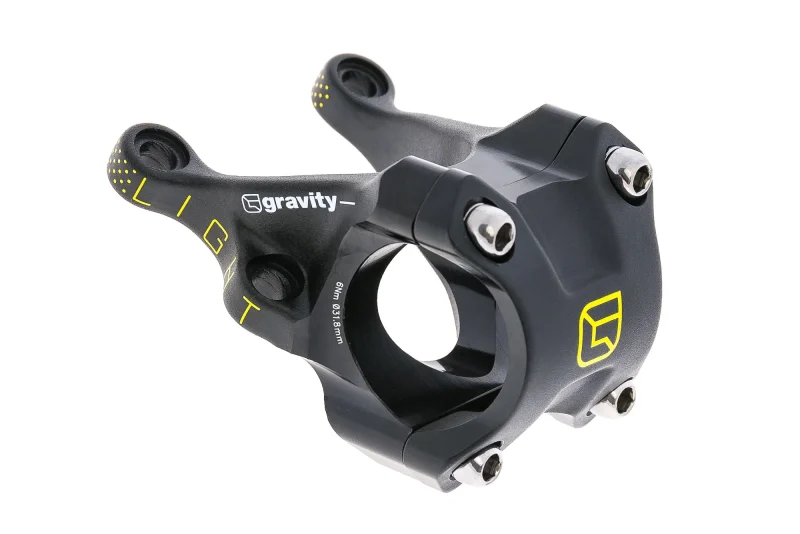 black fsa gravity light 31 8mm 40mm aluminum stem