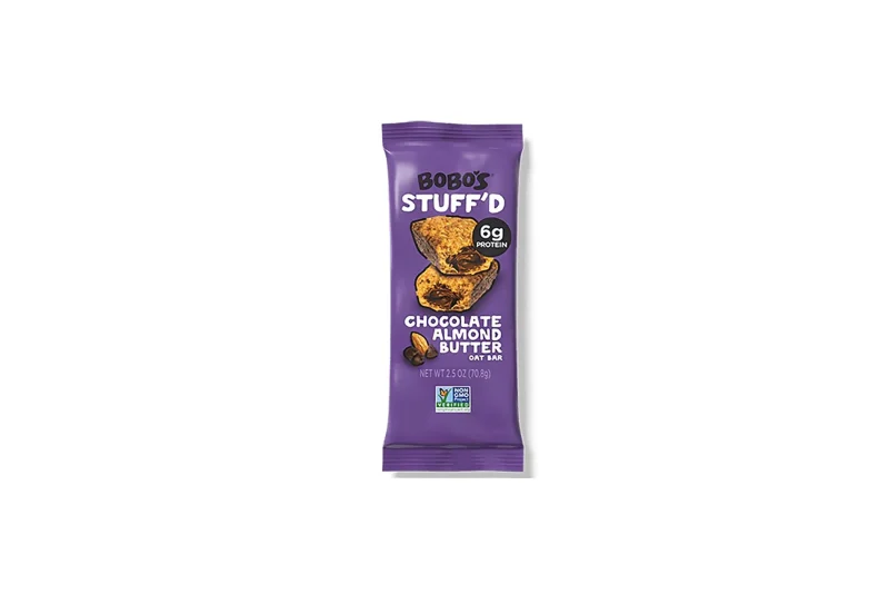 bobo s chocolate almond butter stuffed oat bar single