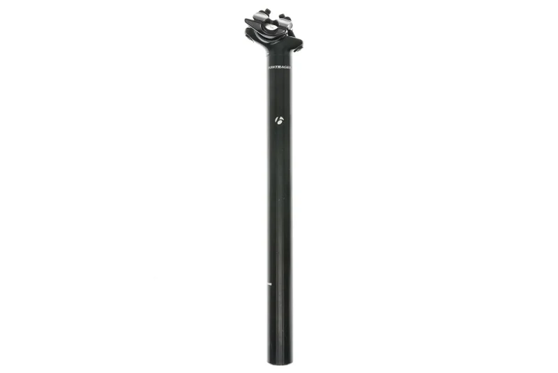 bontrager 27 2mm x 330mm aluminum seatpost 8mm setback black