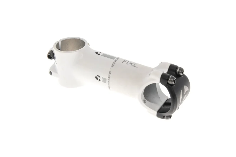 bontrager rxl aluminum stem 31 8mm 100mm 7 white black scaled