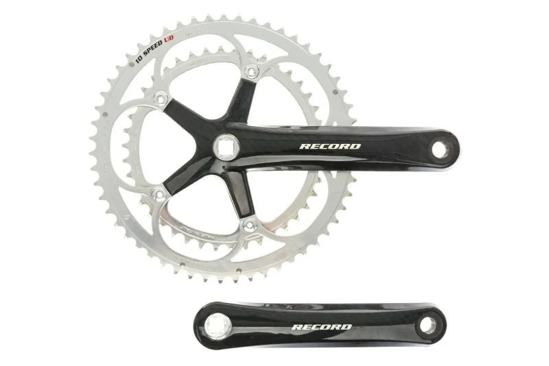 campagnolo record 175mm 55 42t crankset 10s 135mm bcd square taper