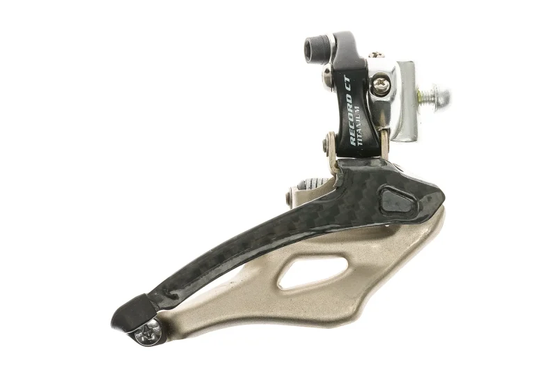 campagnolo record ct titanium 10 speed braze on front derailleur