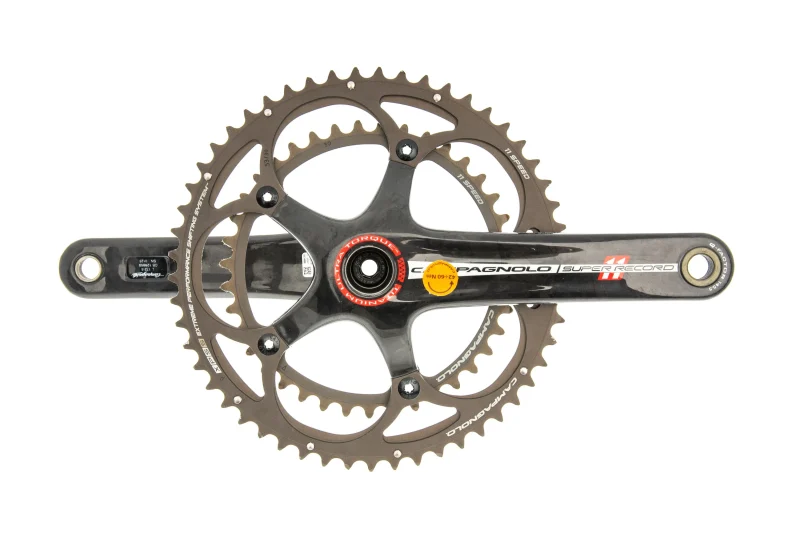 campagnolo super record 11 speed carbon crankset 172 5mm 53 39t ultra torque scaled