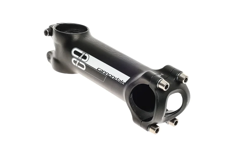 cannondale c1 aluminum stem 31 8mm 110mm 7 black white scaled