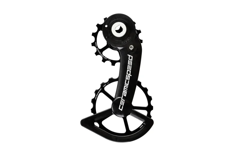 ceramicspeed oversized pulley wheel system for sram rival axs black