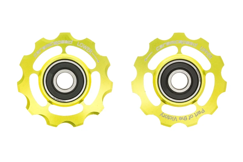 ceramicspeed tinkoff saxo edition shimano 11 speed pulley wheels