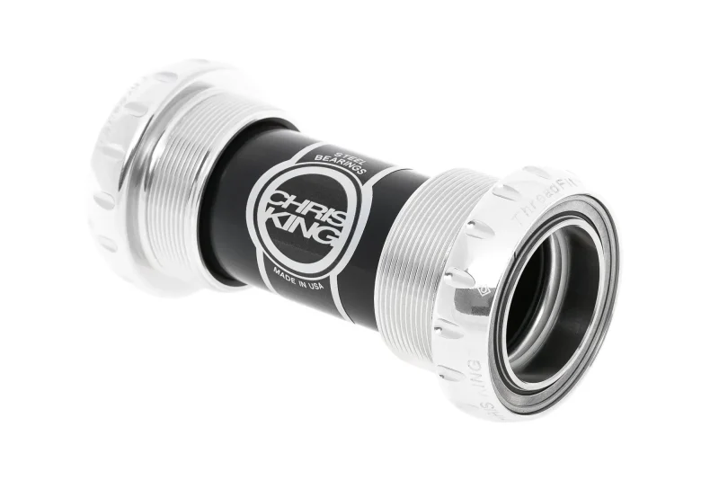 chris king 24mm threadfit 68mm silver bottom bracket english fit