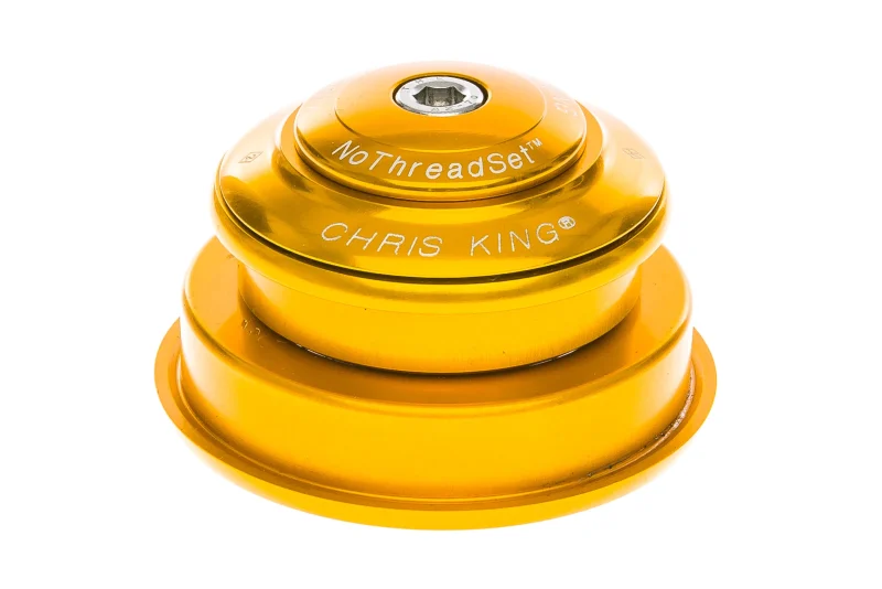 chris king inset 2 tapered headset 1 1 8 to 1 5 gold limited edition scaled