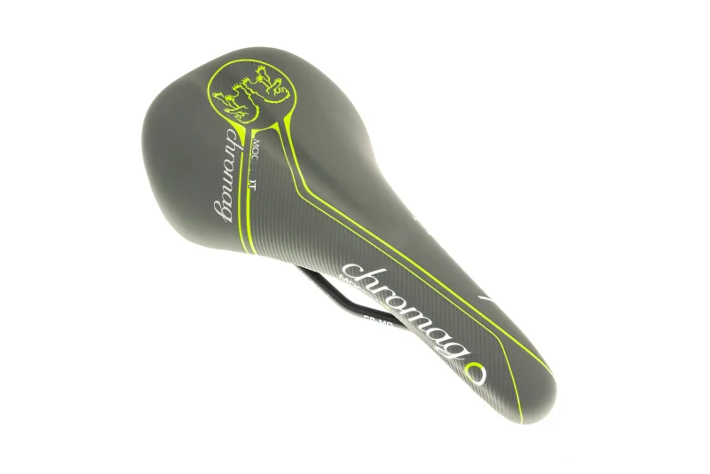 chromag mood dt saddle 135mm cr mo rails grey light green scaled