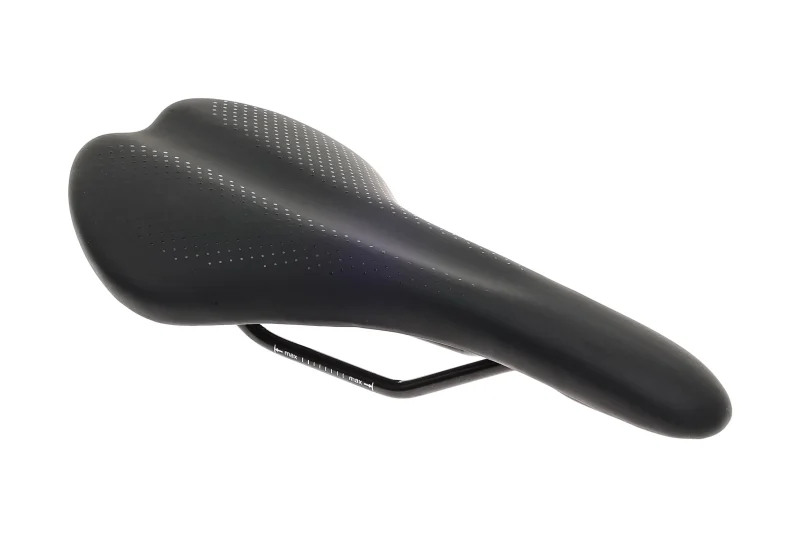 ddk line 145mm steel saddle with black rails scaled