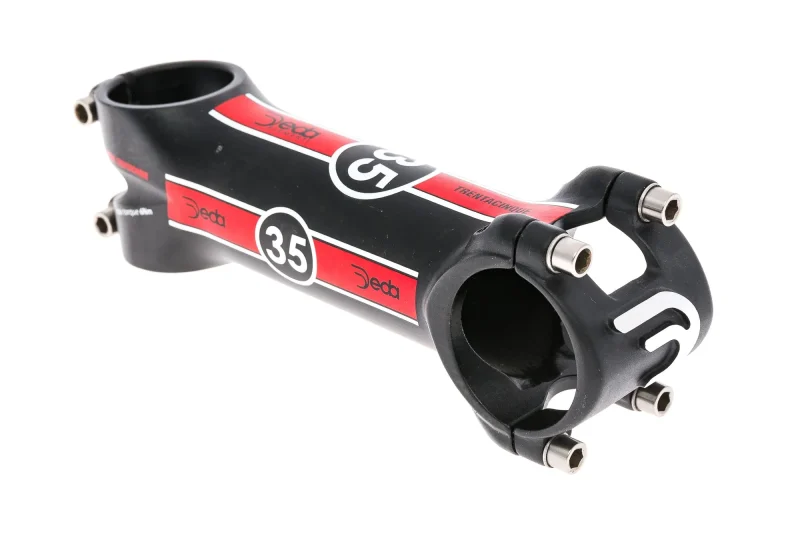 deda trentacinque 35mm clamp stem 120mm 8 black red