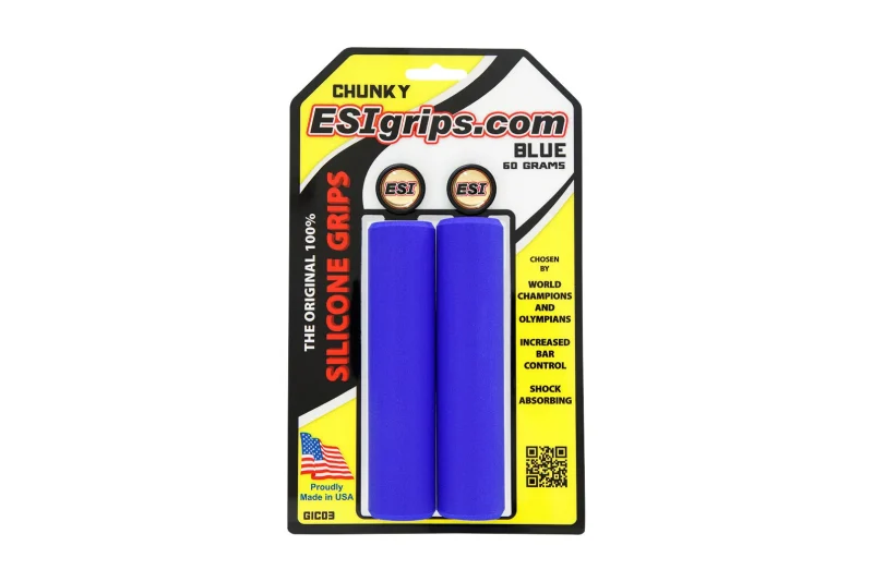 esi chunky grips blue durable comfort grip