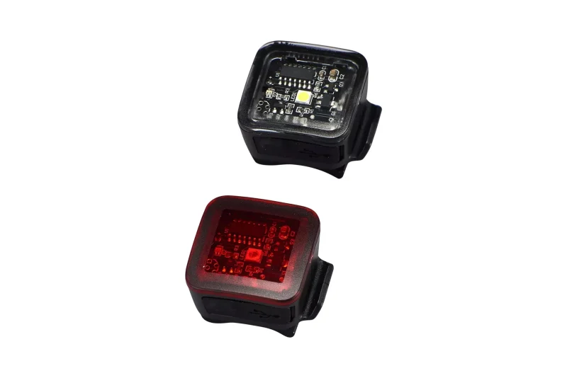 flash led bike headlight taillight combo