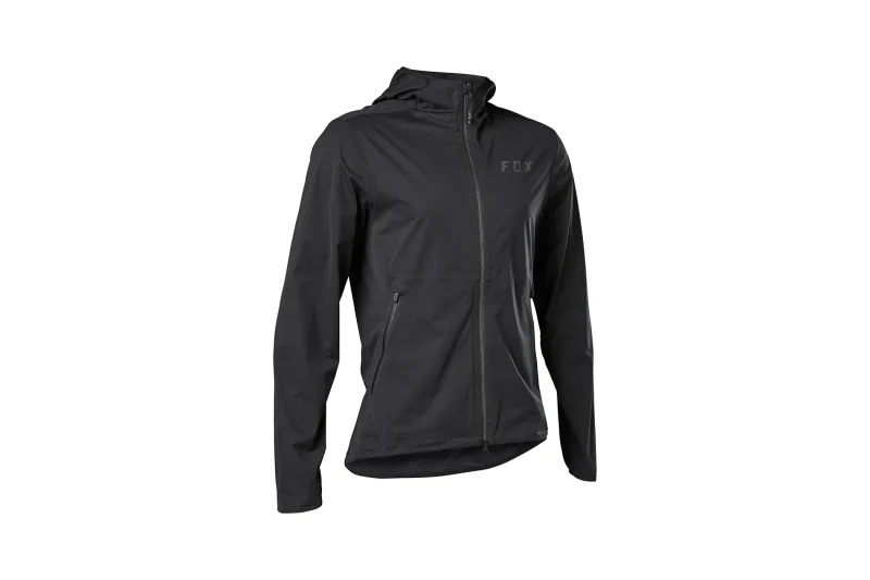 flexair black waterproof jacket by fox racing