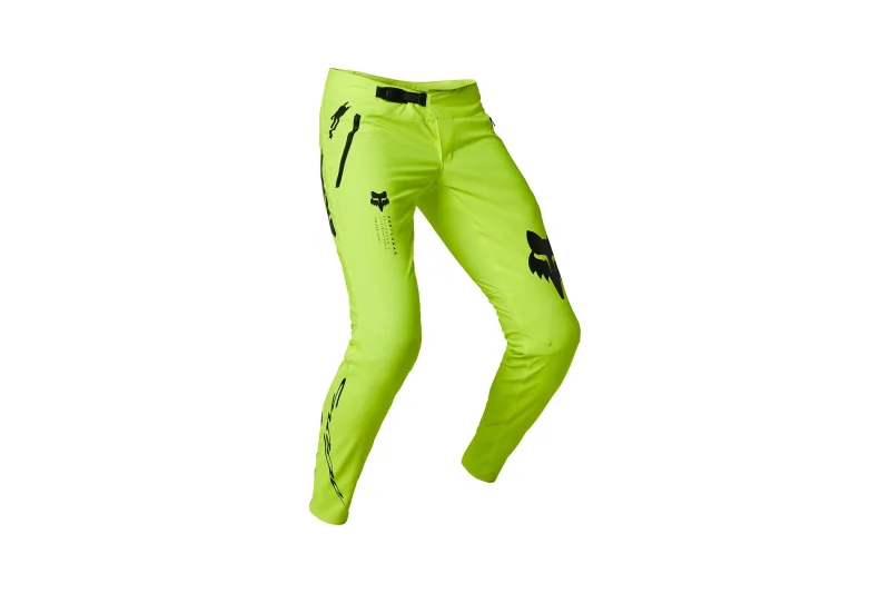 flexair lunar pants by fox racing fluorescent yellow