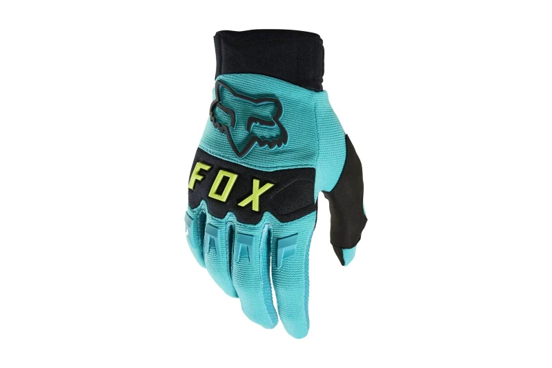 fox racing dirtpaw teal gloves