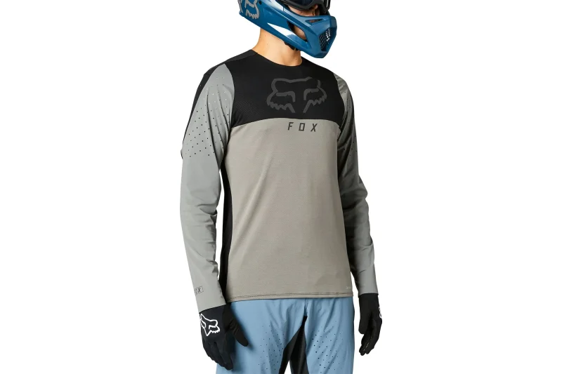 fox racing flexair delta ls pewter jersey