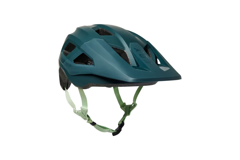 fox racing mainframe trvrs bike helmet emerald green