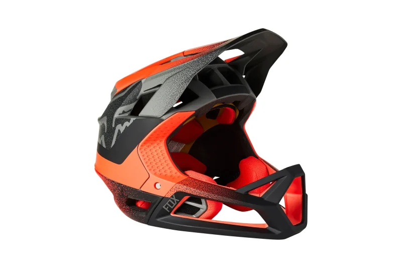 fox racing proframe mips bike helmet vapor white red black