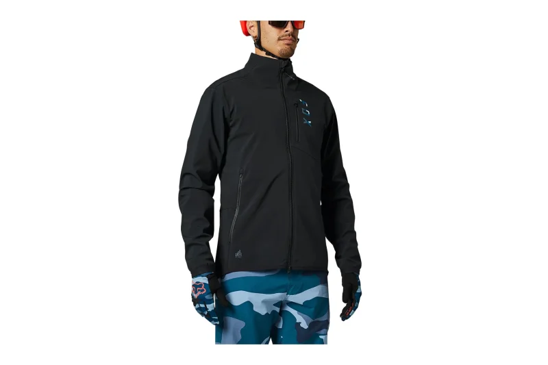 fox racing ranger fire jacket black blue