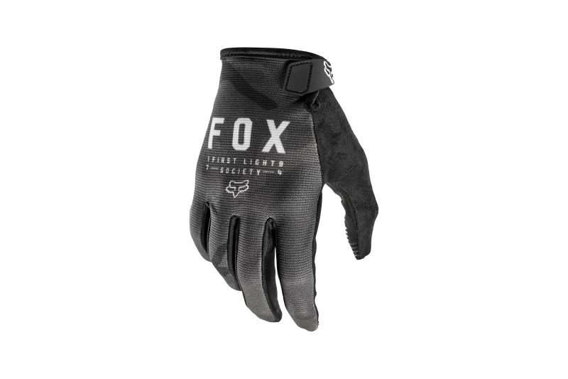 fox racing ranger gloves in dark shadow