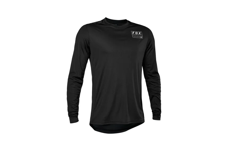 fox racing ranger long sleeve jersey black