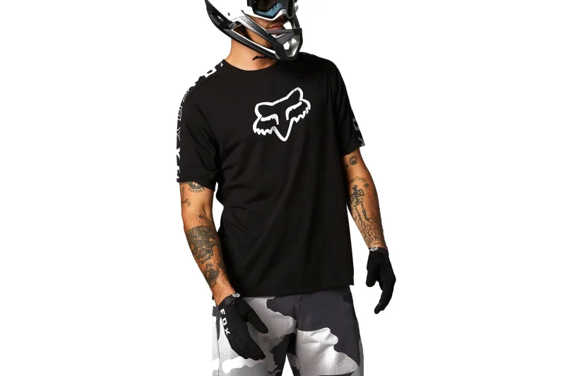 fox racing ranger ss jersey black