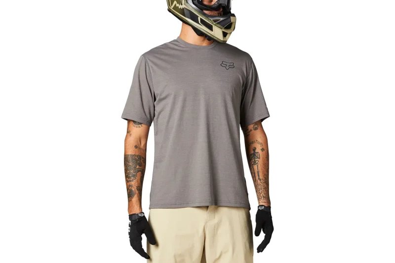 fox racing ranger ss jersey pewter