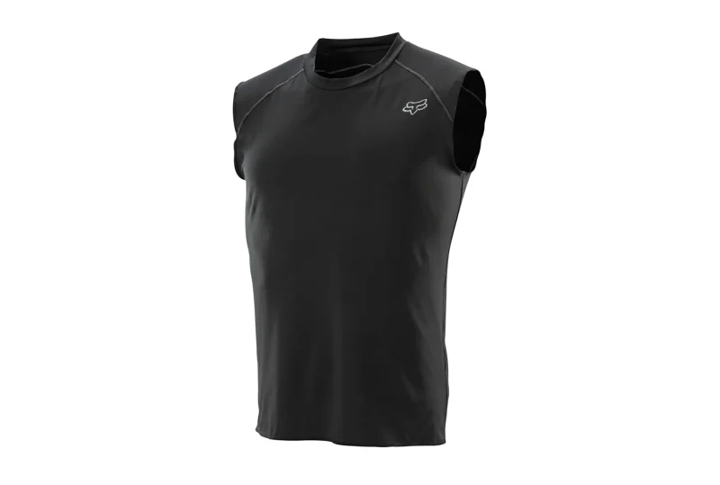 fox racing sleeveless jersey black