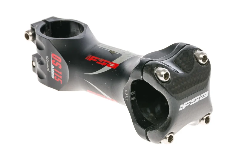 fsa os 115 alloy stem 31 8mm 100mm 6 black scaled