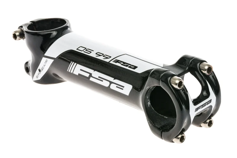 fsa os 99 carbon stem 31 8mm clamp 130mm 6 black white scaled