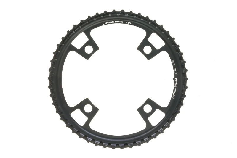 gates 50t carbon belt drive cdx chainring 104mm bcd 4 bolt alloy black scaled