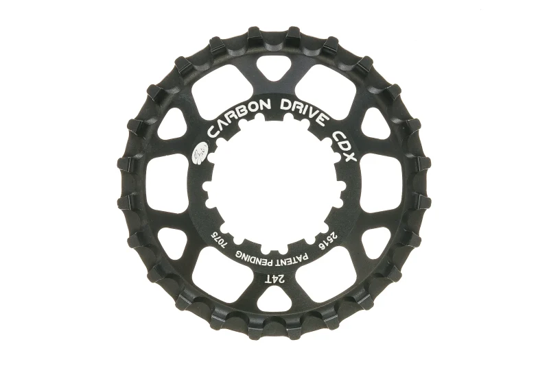 gates carbon belt drive 24t alloy rear cog shimano compatible black scaled