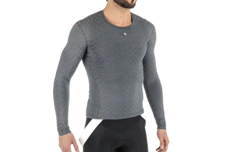 giordana ceramic grey long sleeve base layer