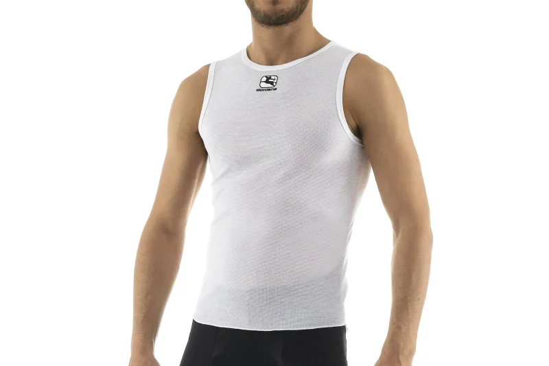 giordana dri release white sleeveless base layer