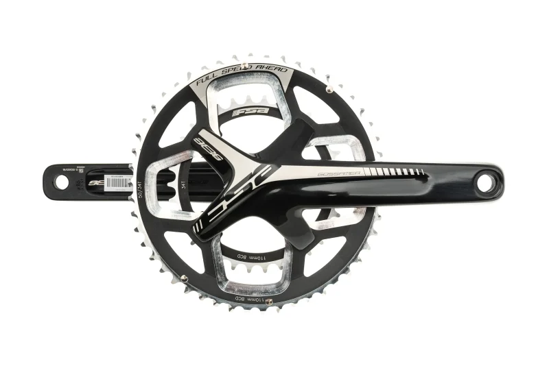 gossamer bb386 evo pro crankset 10 11 speed 175mm 50 34t 110mm bcd scaled