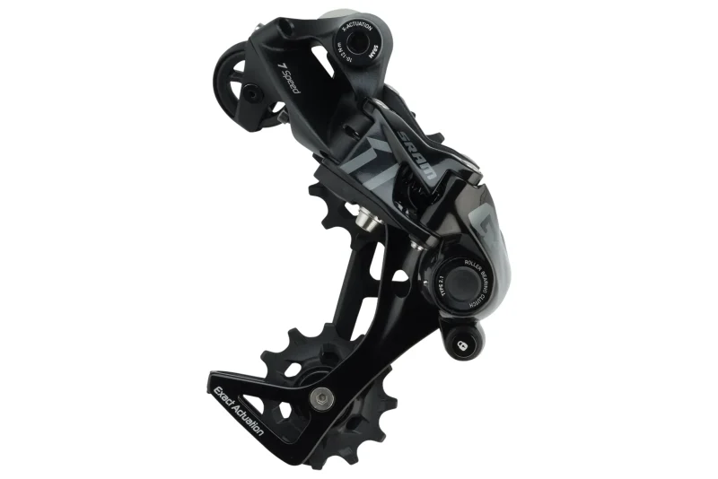 gx dh 7 speed rear derailleur black