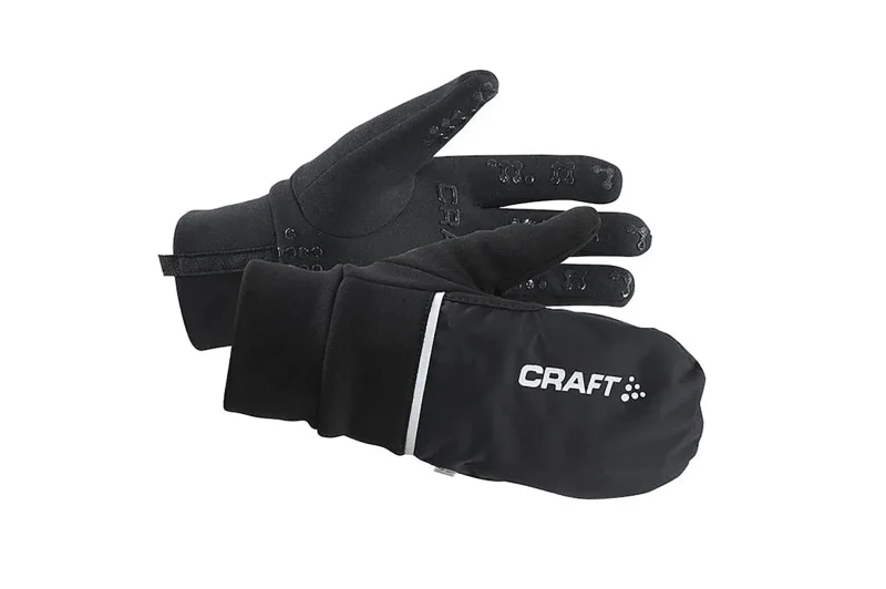 hybrid weatherproof gloves black