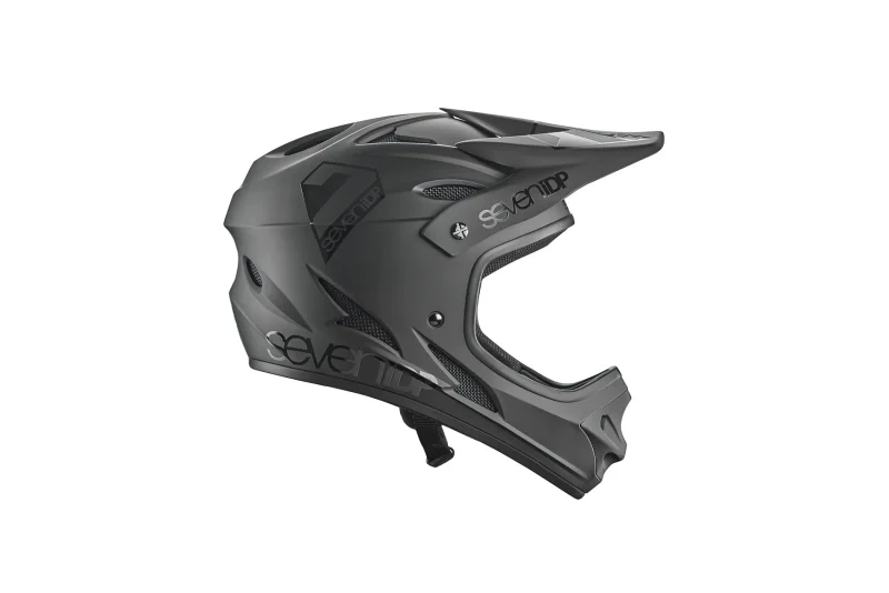 idp m1 matt gloss black bike helmet