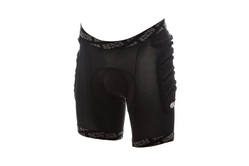 ixs evo ii black cycling pants with pads scaled