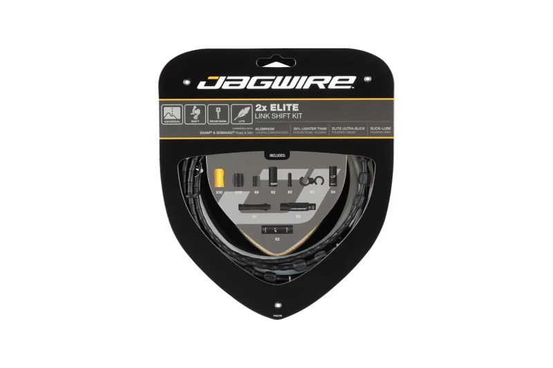 jagwire elite link shift cable kit for sram shimano ultra slick