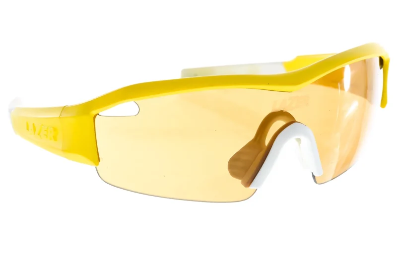 lazer ss1 cycling sunglasses yellow frame lens for road mtb