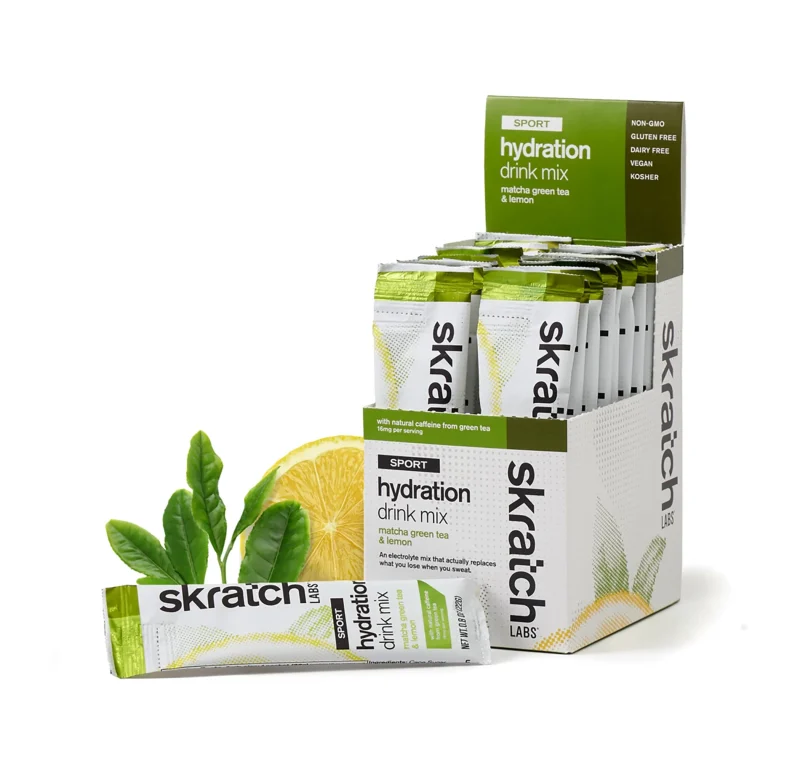 matcha green tea lemon hydration drink mix 20 pack skratch labs